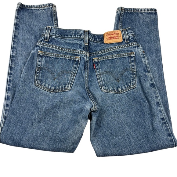 Vintage 90’s 550 Levi’s Relaxed Tapered jeans 8 medium - Picture 2 of 10